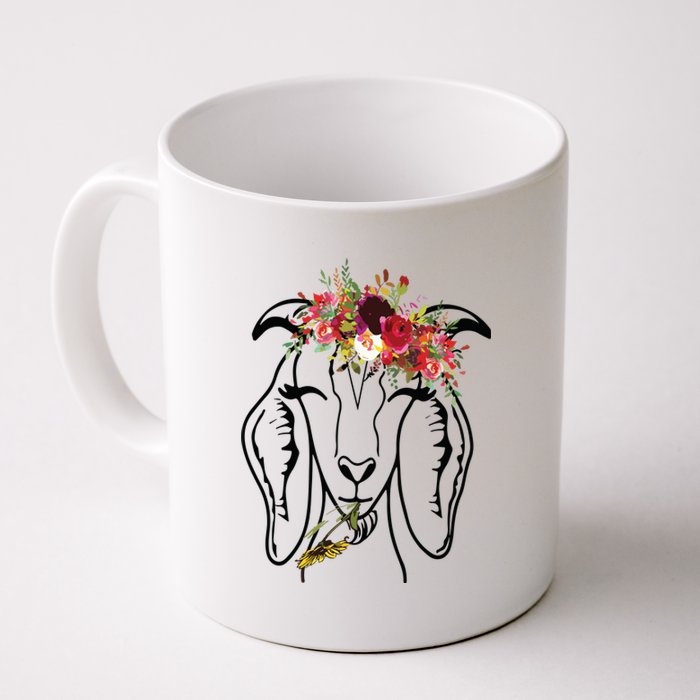 Goats Floral Bandana Headband Farm Animal Goat Graphics Coffee Mug