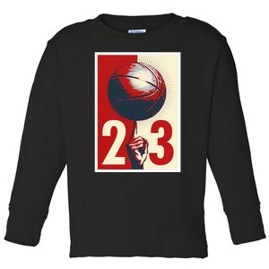 Gift For Basketball Fan Streetball Street Basketball Toddler Long Sleeve Shirt