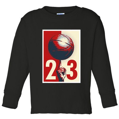 Gift For Basketball Fan Streetball Street Basketball Toddler Long Sleeve Shirt