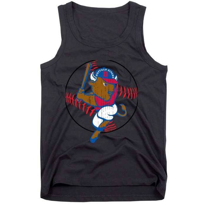 Gift for baseball lover Bisons Vintage Buffalo cute Tank Top