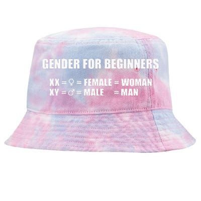 Gender For Beginners Xx Woman Xy Man Tie-Dyed Bucket Hat