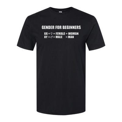 Gender For Beginners Xx Woman Xy Man Softstyle® CVC T-Shirt