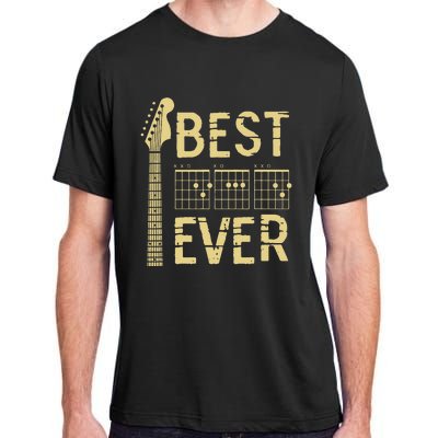 Guitarist Father Best Dad Ever D A D Chord Gifts Guitar Adult ChromaSoft Performance T-Shirt