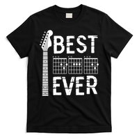 Guitarist Father Best Dad Ever D A D Chord Gifts Guitar T-Shirt