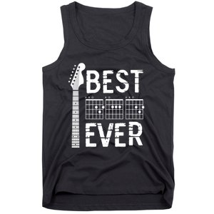 Guitarist Father Best Dad Ever D A D Chord Gifts Guitar Tank Top