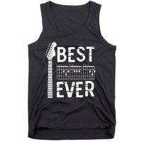 Guitarist Father Best Dad Ever D A D Chord Gifts Guitar Tank Top