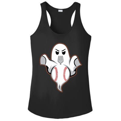Ghost Forkball Baseball Pitch Fork Ball Strikeout Pitcher Ladies PosiCharge Competitor Racerback Tank