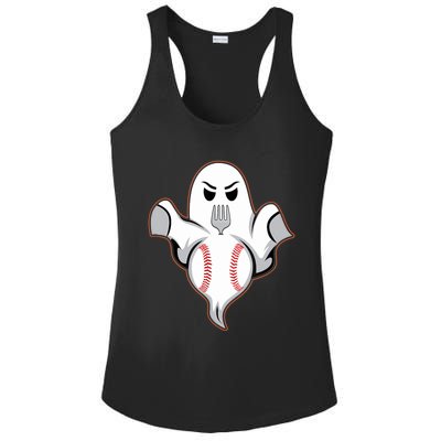 Ghost Forkball Baseball Pitch Fork Ball Strikeout Pitcher Ladies PosiCharge Competitor Racerback Tank