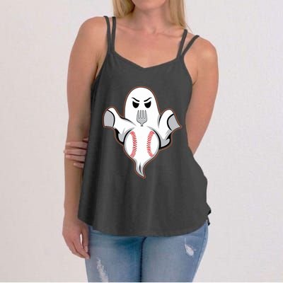 Ghost Forkball Baseball Pitch Fork Ball Strikeout Pitcher Women's Strappy Tank