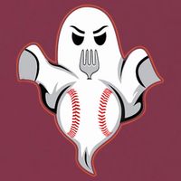 Ghost Forkball Baseball Pitch Fork Ball Strikeout Pitcher 16oz Travel Tumbler