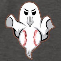 Ghost Forkball Baseball Pitch Fork Ball Strikeout Pitcher Vector Backpack