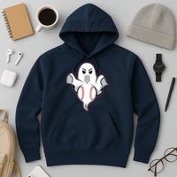 Ghost Forkball Baseball Pitch Fork Ball Strikeout Pitcher Hoodie