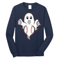 Ghost Forkball Baseball Pitch Fork Ball Strikeout Pitcher Long Sleeve Shirt