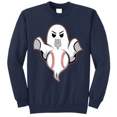 Ghost Forkball Baseball Pitch Fork Ball Strikeout Pitcher Sweatshirt