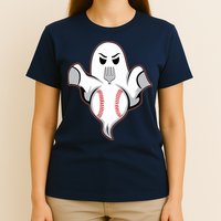 Ghost Forkball Baseball Pitch Fork Ball Strikeout Pitcher T-Shirt