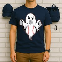 Ghost Forkball Baseball Pitch Fork Ball Strikeout Pitcher T-Shirt
