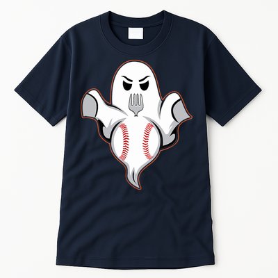 Ghost Forkball Baseball Pitch Fork Ball Strikeout Pitcher Tall T-Shirt