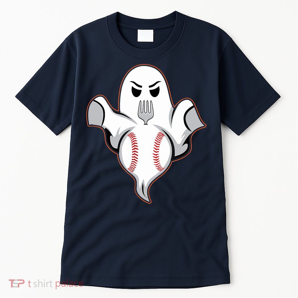 Ghost Forkball Baseball Pitch Fork Ball Strikeout Pitcher Tall T-Shirt