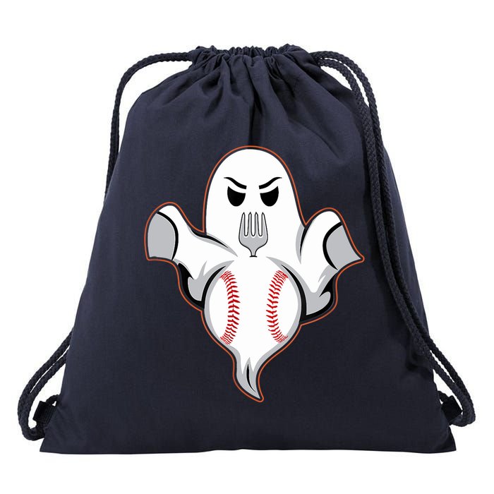 Ghost Forkball Baseball Pitch Fork Ball Strikeout Pitcher Drawstring Bag