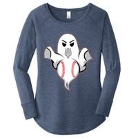 Ghost Forkball Baseball Pitch Fork Ball Strikeout Pitcher Women's Perfect Tri Tunic Long Sleeve Shirt