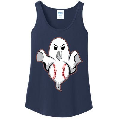 Ghost Forkball Baseball Pitch Fork Ball Strikeout Pitcher Ladies Essential Tank