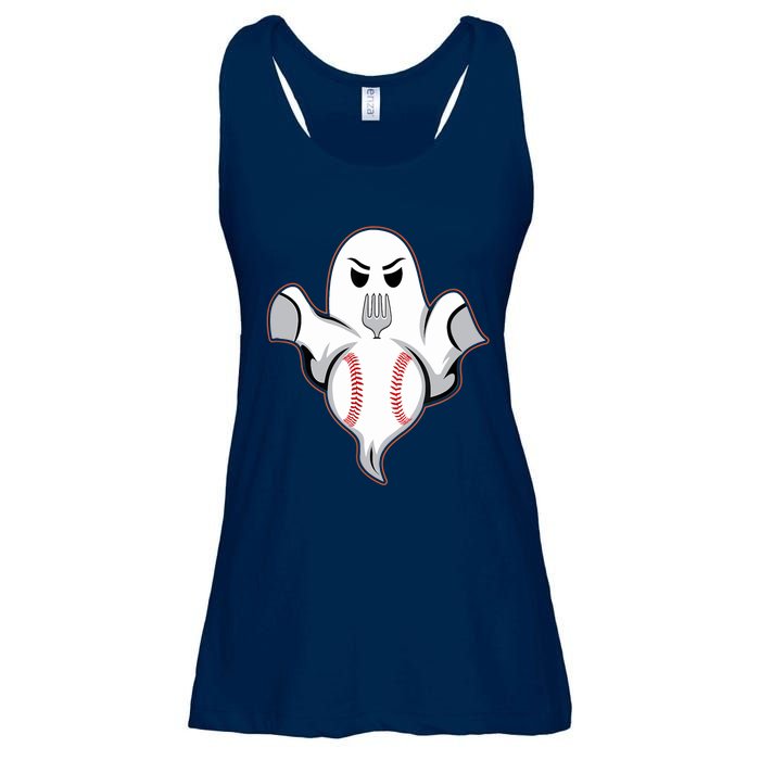 Ghost Forkball Baseball Pitch Fork Ball Strikeout Pitcher Ladies Essential Flowy Tank