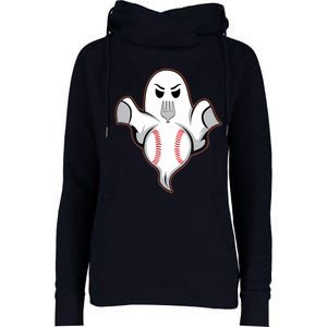 Ghost Forkball Baseball Pitch Fork Ball Strikeout Pitcher Womens Funnel Neck Pullover Hood