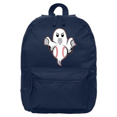 Ghost Forkball Baseball Pitch Fork Ball Strikeout Pitcher 16 in Basic Backpack