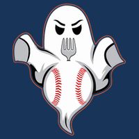 Ghost Forkball Baseball Pitch Fork Ball Strikeout Pitcher 16 in Basic Backpack
