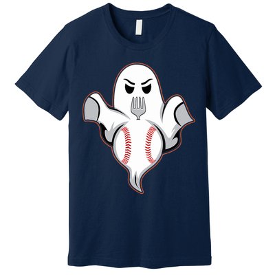 Ghost Forkball Baseball Pitch Fork Ball Strikeout Pitcher Premium T-Shirt