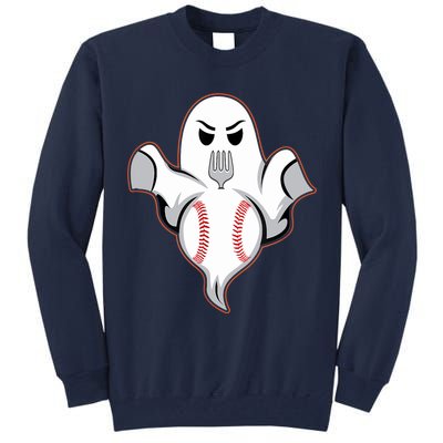 Ghost Forkball Baseball Pitch Fork Ball Strikeout Pitcher Tall Sweatshirt