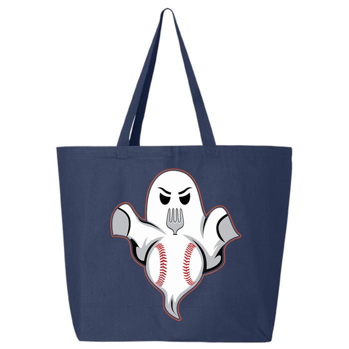 Ghost Forkball Baseball Pitch Fork Ball Strikeout Pitcher 25L Jumbo Tote