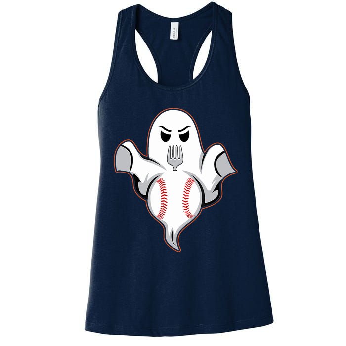 Ghost Forkball Baseball Pitch Fork Ball Strikeout Pitcher Womens Tank Top