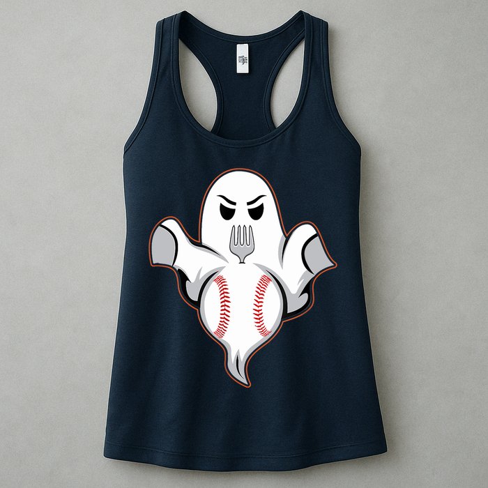 Ghost Forkball Baseball Pitch Fork Ball Strikeout Pitcher Womens Tank Top