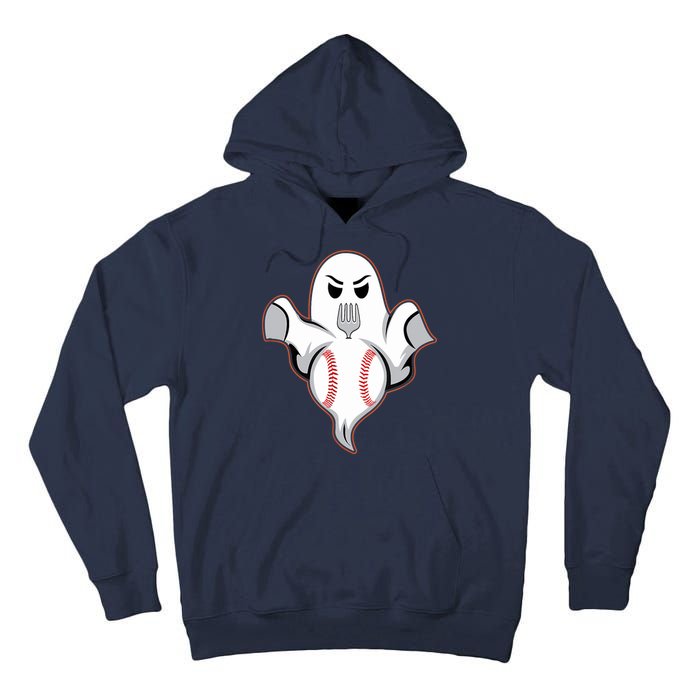 Ghost Forkball Baseball Pitch Fork Ball Strikeout Pitcher Tall Hoodie