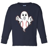 Ghost Forkball Baseball Pitch Fork Ball Strikeout Pitcher Toddler Long Sleeve Shirt