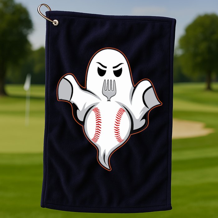 Ghost Forkball Baseball Pitch Fork Ball Strikeout Pitcher Golf Towel