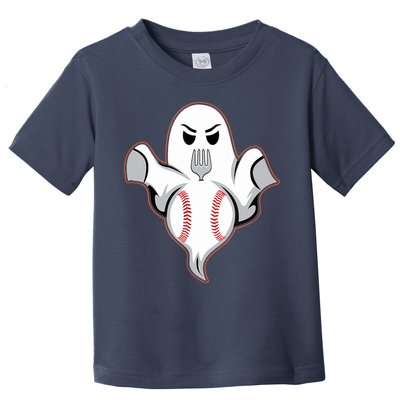 Ghost Forkball Baseball Pitch Fork Ball Strikeout Pitcher Toddler T-Shirt