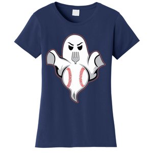 Ghost Forkball Baseball Pitch Fork Ball Strikeout Pitcher Women's T-Shirt