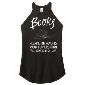 Gifts For Book Lovers Bookworm Reading Funny Women’s Perfect Tri Rocker Tank