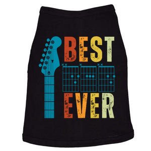 Guitarist Father Best Dad Ever Retro Gift Doggie Tank