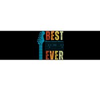 Guitarist Father Best Dad Ever Retro Gift Bumper Sticker