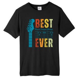 Guitarist Father Best Dad Ever Retro Gift Tall Fusion ChromaSoft Performance T-Shirt