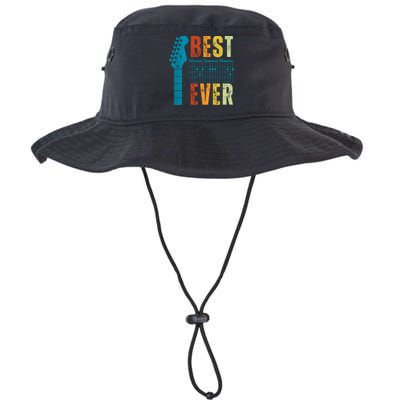 Guitarist Father Best Dad Ever Retro Gift Legacy Cool Fit Booney Bucket Hat