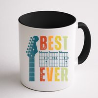Guitarist Father Best Dad Ever Retro Gift Mug
