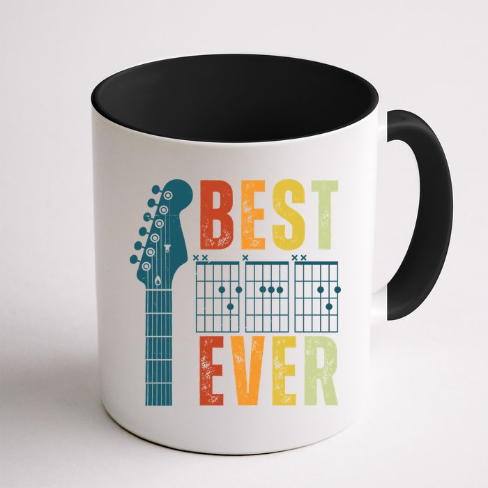 Guitarist Father Best Dad Ever Retro Gift Mug