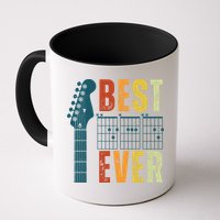 Guitarist Father Best Dad Ever Retro Gift Mug