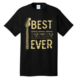 Guitarist Father Best Dad Ever D A D Chord Tall T-Shirt