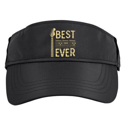 Guitarist Father Best Dad Ever D A D Chord Adult Drive Performance Visor