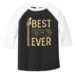 Guitarist Father Best Dad Ever D A D Chord Toddler Fine Jersey T-Shirt